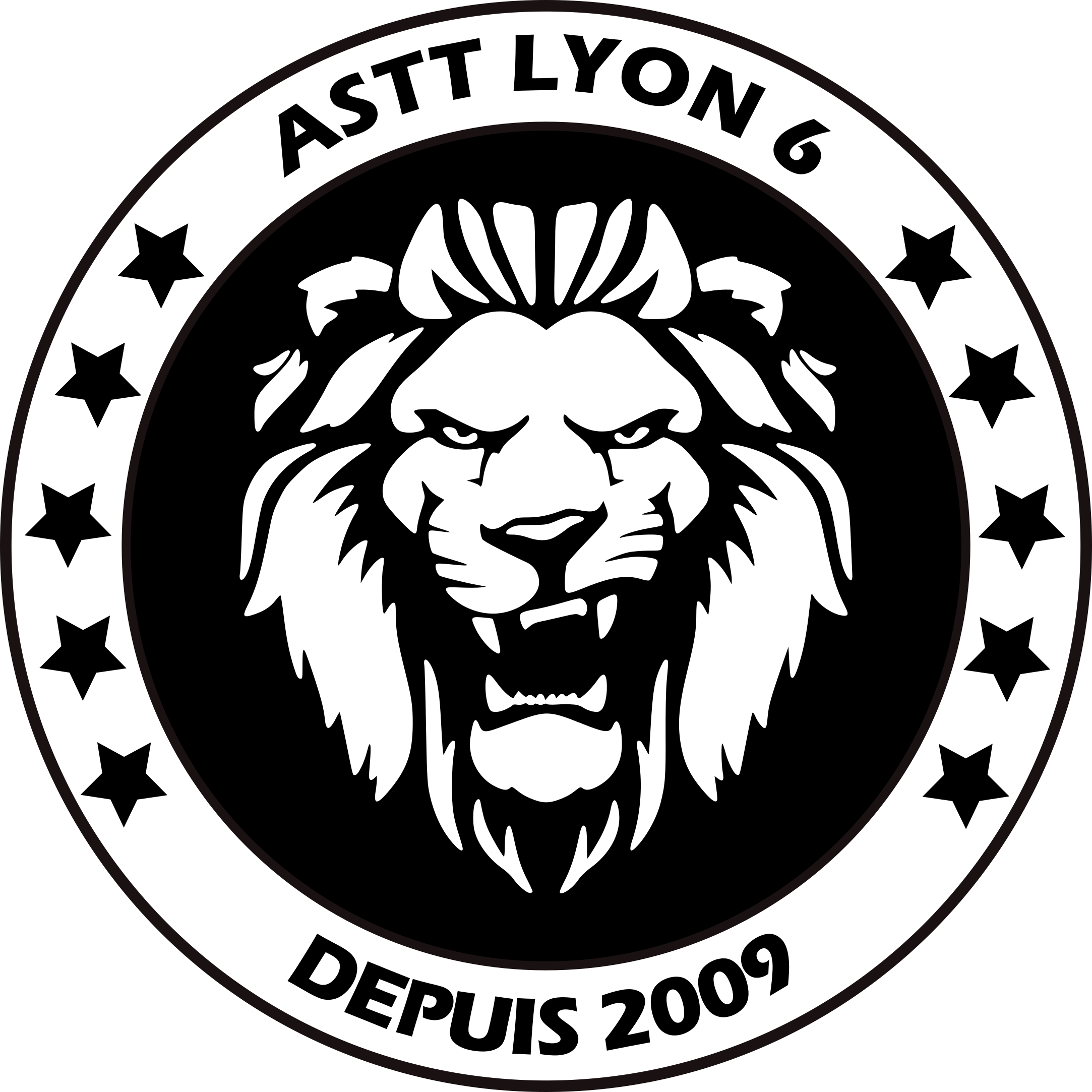 logo lion dos – ASTT LYON 6